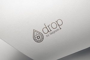Logo dizajn za Drop by Belgrade kozmeticki salon