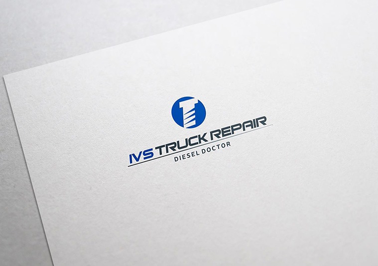 IVS Truck repair logotype design