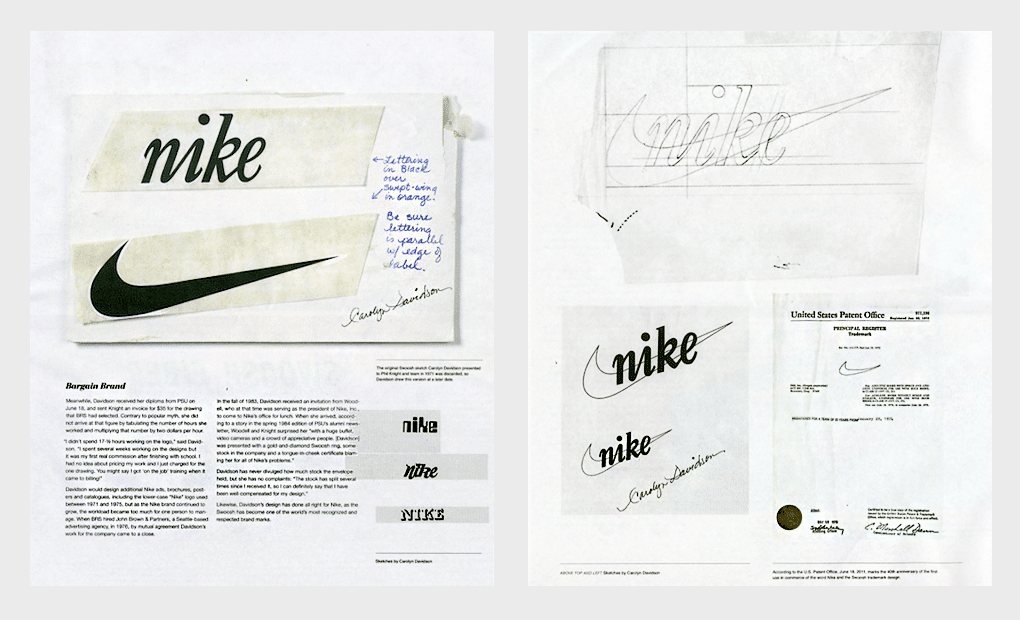 Nike logotip istorija 